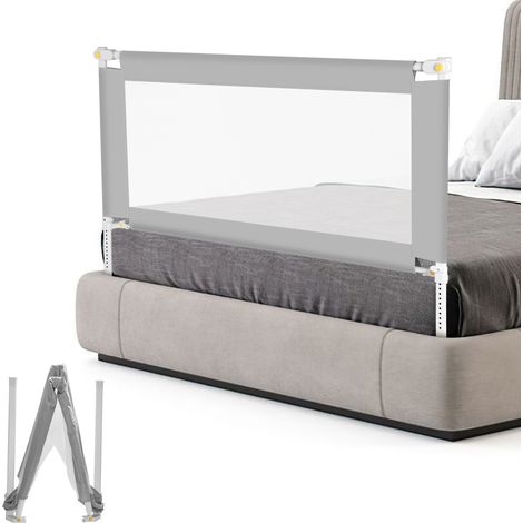 Jiubiaz 150cm Barrière de Sécurité Enfant Lit Barrière de lit pour enfant barrière de sécurité pour lit enfant barrière de protection de lit (1/5)