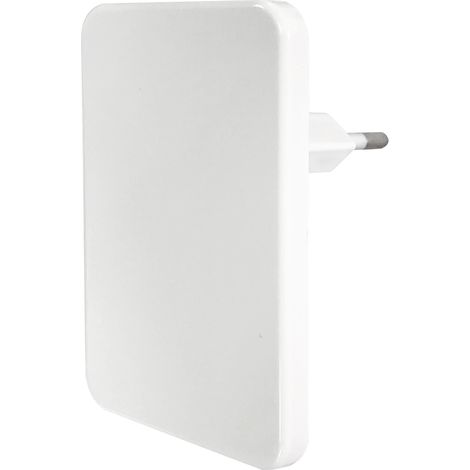 Piloto Luz Nocturna Led Rectángulo Blanco con Sensor Crepuscular 0,3W 4000K