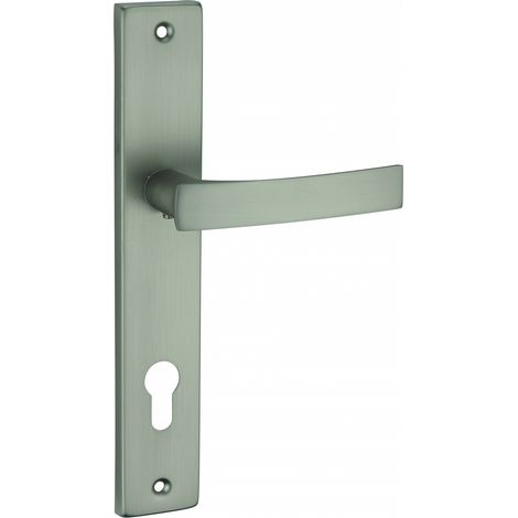 Set maniglie HEMERA E215 con foro cilindro, nichel satinato – THIRARD (1/2)