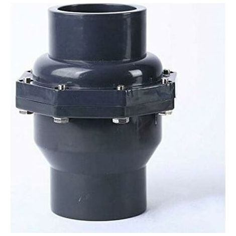 Soupape vidange clapet anti refoulement clapet anti retour eau pvc diamètre intérieur 50mm，DN40 (Diamètre Intérieur 50mm)