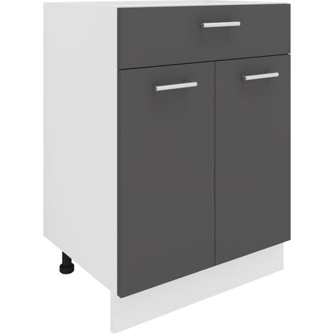 Gabinete de cocina W 60 cm Gabinete inferior Esilo 82x60x46 - VCM