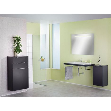 Waschtischplatte HYPE Anthrazit, 110x6x50