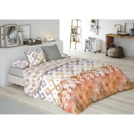 Housse de Couette Vail-lit 105 cm - Couleur Orange