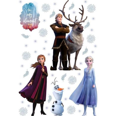 Stickers géants Disney - La Reine des Neiges 2 - modèle In my element - 65 CM x 85 CM (1/5)