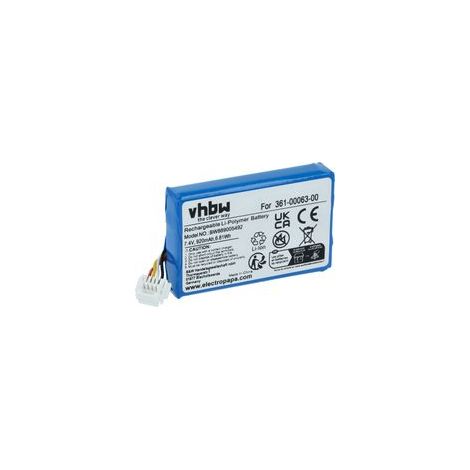 Batterie compatible avec BMW Navigator 6, 5, VI, V GPS, appareil de navigation (920mAh, 7,4V, Li-polymère)