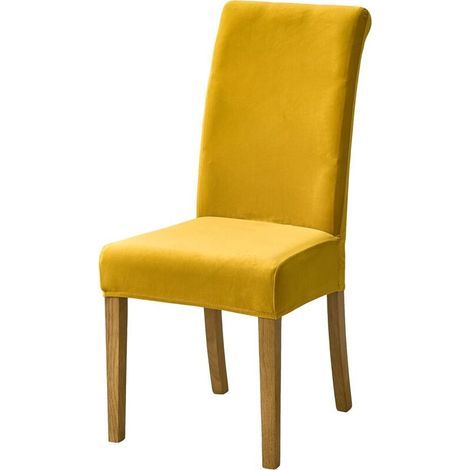 Housses de chaise en velours pour salle à manger, extensibles, super douces, housses de siège de chaise Parson, protections d (1/4)