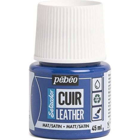 Peinture cuir - Setacolor - Bleu Ultramarin - 45 ml - Acrylique - Mixte