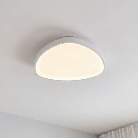 LED Deckenleuchte Weiß Farbwechsel warm-kalt Dimmer per Wandschalter B: 42 cm breit Deckenlampe