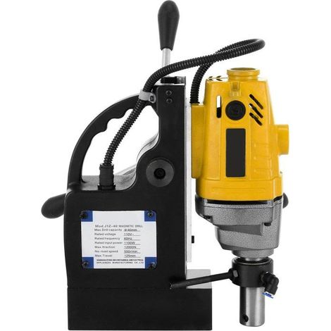 Perceuse magnétique - Kit de carottage 11 pièces - 1100 W - 550 tr/min - Diamètre d'alésage max. 40 mm (1/5)