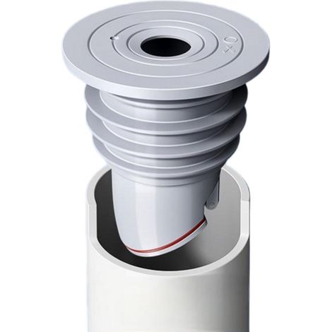 2 tappi di scarico universali in silicone con valvola antiodore, anello di tenuta flessibile per scarico in 4 misure per lavatrice, lavello e bagno (1/5)