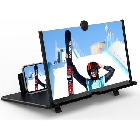 Lupa de pantalla para teléfono inteligente CSPARKV de 16 pulgadas, ampliadora de pantalla de teléfono de alta definición compatible con todos los teléfonos inteligentes, lupa de pantalla de teléfono