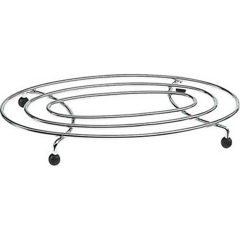 Sous-plat en inox Kitchen Ovale 33X20 Artex