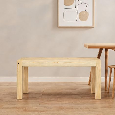Banc de salle à manger en kiefernholz 120 x 33 x 45 cm (1/5)