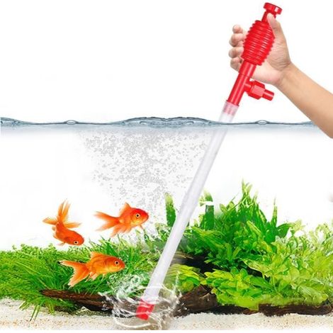 Nettoyeur de gravier d'aquarium Aspirateur de gravier pour aquarium utilisé pour changer l'eau et nettoyer le gravier et le sable (1/4)