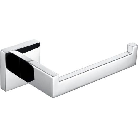 Badezimmer-Accessoire-Set aus poliertem Chrom, Toilettenpapierhalter und Handtuchstange aus Edelstahl