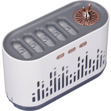 Diffuseur d'huiles Essentielles RVB de 700 ML avec Arrêt Automatique – Humidificateur à Brume Fraîche pour la Maison et Le Bureau, Lumière d'aromathérapie à Couleur Changeante (1/5)