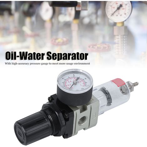 Filtre régulateur de pression d'air pour séparateur huile-eau pneumatique, unité unique AW2000-02A (1/4)