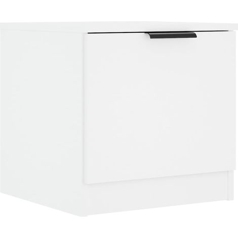 Bedside Cabinet White 40x39x40 cm vidaXL (1/5)