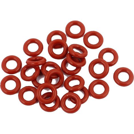 25 pièces 8mm x 1,9mm Hitzebeständige Silikon O-ring Oil Dichtring Dichtung Rot (e92fcf8d59b048ea973 (1/2)