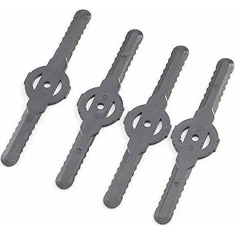 Lame Tondeuse - Plastiblade Compatible Tondeuse Sans Fil Et Coupe-Bordure - Antioxydant - 20 Pièces (1/4)