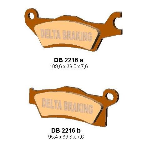 Pastillas de freno Delta CAN-AM para ATV Outlander Renegade 1000 850 800 650 500