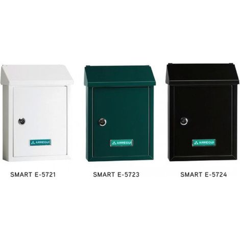 CASSETTA POSTALE ACCIAIO SMART BIANCO (1/4)