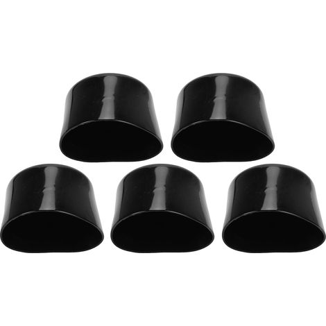 Bouchons ronds en caoutchouc synthétique de 63 mm (2,5 pouces) pour protéger les filetages des vis de tuyaux en PVC. (1/5)