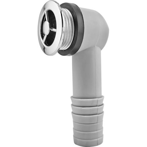 1 Pièce Tête de Trop-Plein D'évier, 36x36mm Interface Ronde, Accessoires Remplacement Éviers en Céramique et Marbre pour Ouverture de 30-32mm (1/5)