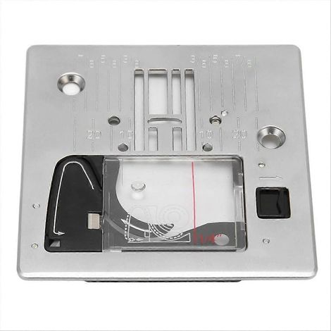 Plaque à aiguille de rechange pour machine à coudre Singer CE667 HD6700, texture plastique, robuste. (1/5)