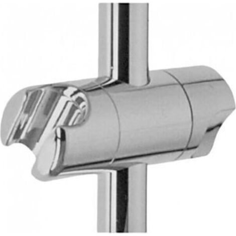 Valentin – Curseur barre de douche réglable 22 mm – Support douchette en ABS chromé – Installation rapide – Ajustement facile avec bouton rotatif