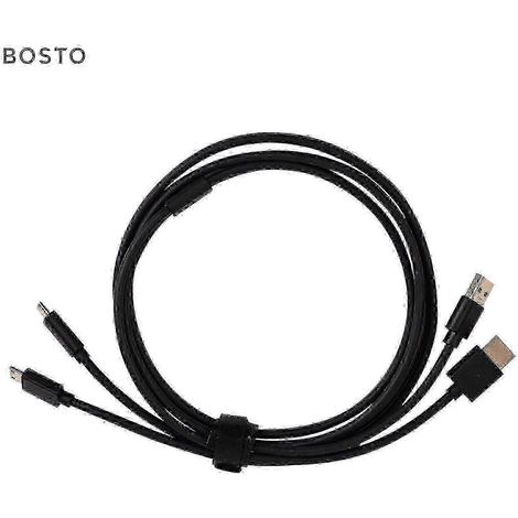 BOSTO 2-in-1-Kabel für BOSTO 13HD/16HD/16HDK/16HDT/BT-16HD/BT-16HDK/BT-16HDT Grafiktablett-Monitorw