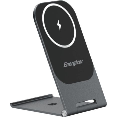 Energizer WCP102 Ladegerät für Mobilgeräte Smartphone Aluminium, Schwarz Kabelloses Aufladen Auto (1/3)