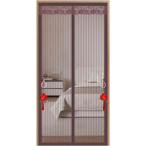 Rideau Magnétique Moustiquaire pour Porte, Fermeture Automatique (1/5)