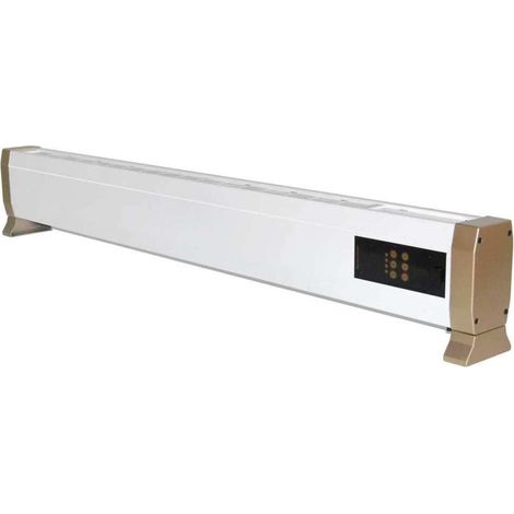 Calefactor De Suelo Sined 1800 Calefactor De Suelo Electrico 1800w Blanco Calefactor De Suelo y Zócalo 1800w Con Mando a Distancia Incluido