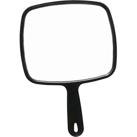 Miroir de poche pour le visage, grand format 21,6 x 31,5 cm, reflet clair et sans distorsion, prise en main ergonomique, pour coiffeurs, salons de coiffure et soins à domicile. (1/5)