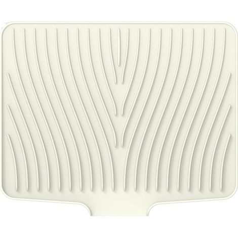 1 Tapis de vaisselle, Silicone, Rebord surélevé, Design incliné, Antidérapant, Cuisine (1/5)