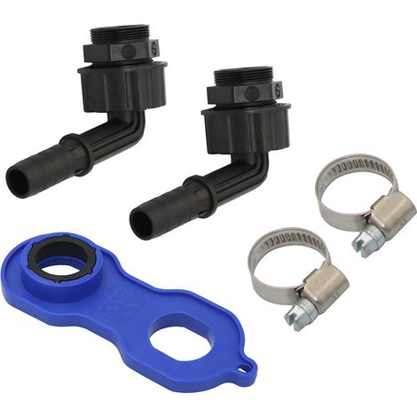 Zapfadapter-Set, M22 x ¾" und M24 x ¾" und Perlstrahlregler-Schlüssel (1/5)