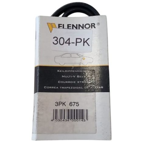 3pk675 cinghia poly-v alternatore servizi marca flennor (1/5)