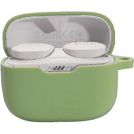 Étui de protection anti-chute avec boucle anti-perte pour écouteurs Bluetooth JBL TUNE 130NC-Matcha Green (1/5)