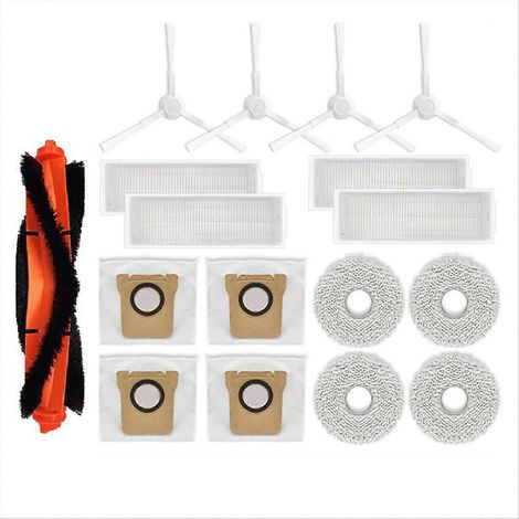 Pour sac filtrant M30 Pro, chiffon de lavage, balai à franges, brosse principale (1/5)
