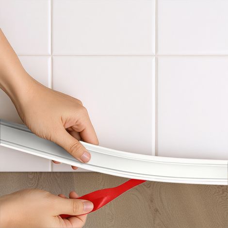 3-M Flexible Self-Adhesive PVC Inner Corner Wall Moulding Trim (1/5)