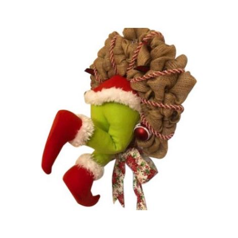 Décorations de Noël Ochine : Pieds de lutin en peluche pour couronne de sapin, ornements suspendus, décorations intérieures et extérieures, articles de fête (1/4)