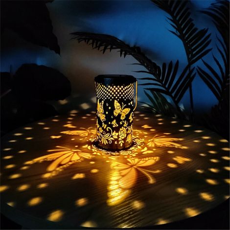 Lanterne solaire d'extérieur suspendue en métal style rétro-AquaForge