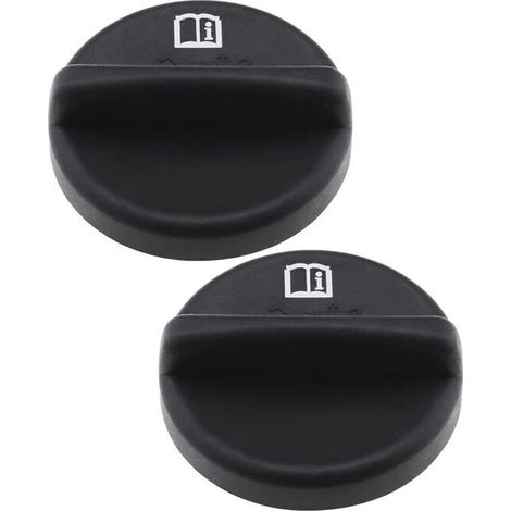 Bouchon de remplissage d'huile moteur de voiture 2 pièces 55566555 Compatible avec Astra J Corsa E Cascada Insignia A Zafifa C bouchon de réservoir d'huile de voiture