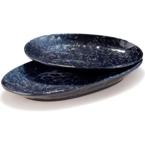 Plat Ovale Mélamine Elégance 35 x 15 cm - Pujadas