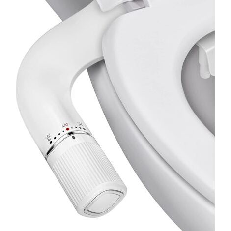 BUNTHAUS Blanc,(rinçage avant et arrière)Bidet non électrique, Bidet Toilette WC, Bidet Portable, Pulvérisateur Bidet Non Électrique à double buse (1/5)