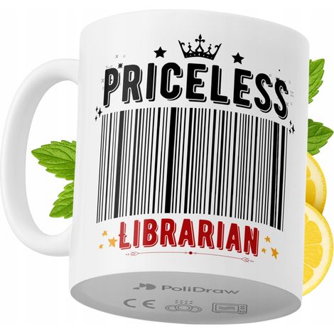 Tazza divertente e umoristica per bibliotecario, ideale per caffè e tè, con grafica e testo divertenti. Perfetta per compleanni, onomastici e festività. Tazza premium per occasioni speciali, per casa, (1/5)