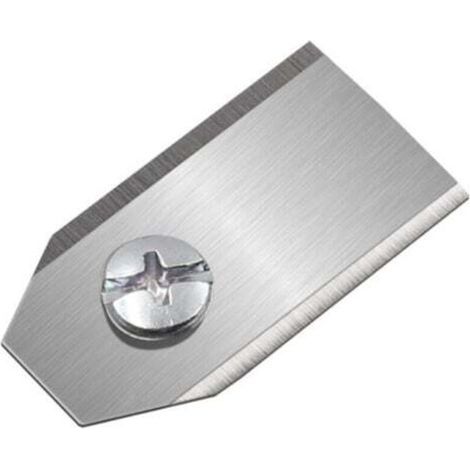 (35 x 18 x 0.45mm，Argent), 1pcs Lame de Tondeuse Robot, Lame de Rechange Universelle pour Tondeuse Automatique, Accessoires de Désherbage pour Tondeu (1/4)