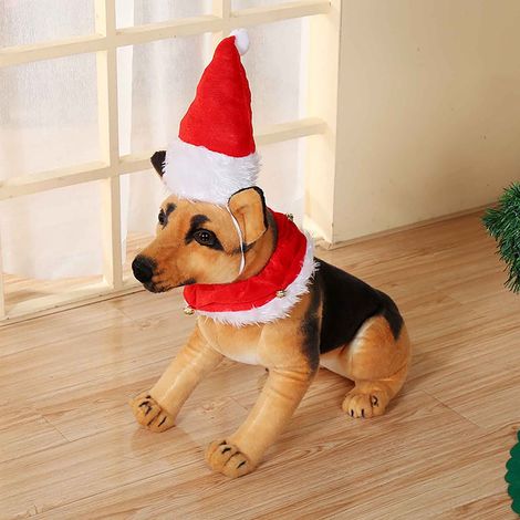 Pull Pour Chien - Sweat-Shirt Coton Avec Capuche Imprimé Renne De Noël - Pour Chiens De Taille S À L - 1 Pièce (1/3)