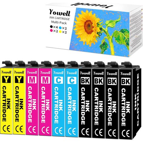 10x Cartouches d'encre Compatibles avec Epson WF 7835 WF 3825 (1/5)